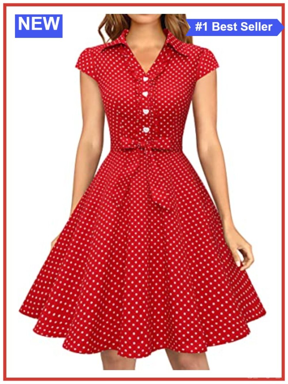 1950s Rockabilly Swing Dress Cap Sleeve Vintage Cocktail Dress